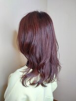 松本平太郎美容室 浦安店 大人かわいい ワインレッド ブリーチなし/20代30代40代50代60代