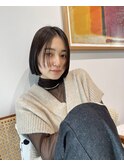 中目黒/ボブ/ナチュラル/カラー/韓国/髪質改善._.