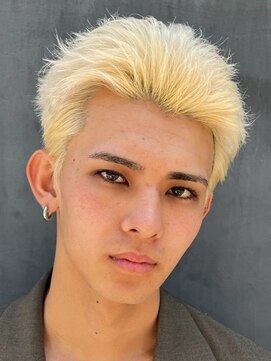 フィフスパーク(fifth PARK) 渋谷スパイキーショートブリーチ刈り上げショートメンズカット