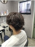 滋賀/南草津/メンズ美容室/波巻きツイストスパイラルパーマ