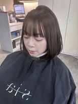 シア(sia)&nbsp;ふわっとボブにオリーブhair