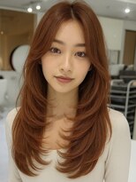 アンベル(ANBEL) レイヤーカット髪質改善ダブルカラーブリーチ西宮ハイライト