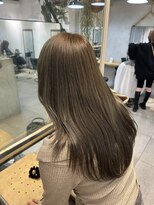ロエ(LOE)&nbsp;ブリーチなしダブルカラーでオリーブ！
