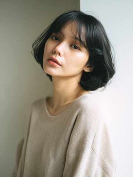 トクテ 吉祥寺(tokute) くびレイヤーエモージュグレージュカラーくびれショート/吉祥寺