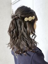 ティエラ 原宿 表参道(Tierra)&nbsp;【Tierra美侑】ふわふわハーフアップアレンジでお呼ばれヘア