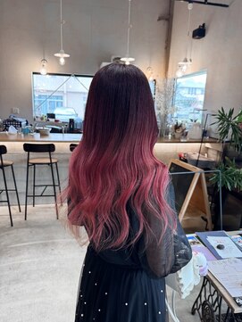 ベルポール(Bell port) 着物ヘア/大人ガーリー/ダークアッシュ/似合わせカット/芦屋駅