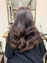 ガルボ ヘアー(garbo hair)&nbsp;ツヤツヤ透明感あふれるブラウンカラー