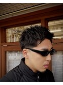 フェザーアップ×テーパーフェード