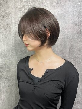 カプセル(capsule) 丸みショート × ブラウンカラー♪