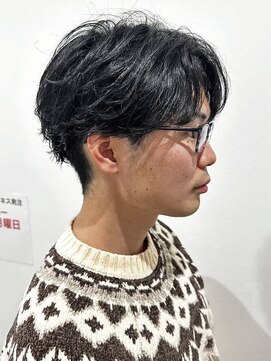 リオールバイニアウ(RE:ALL by Niau) メンズフェザーショートパーマニュアンスパーマスパイラルパーマ