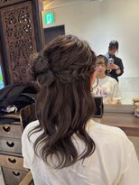 ヘアリゾート粋 ティガ 池袋店(tiga)&nbsp;ヘアセット/ハーフアップ/お呼ばれヘア