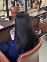 ウィーブ 成田店(Weve)&nbsp;ミルクティーブロンド/ダークブルー/デジタルパーマ/成田