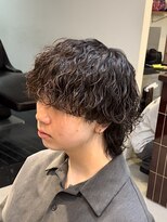 アトラクト バイ ラック 津田沼(Attract by LUCK) 縦落ちウルフパーマ/津田沼メンズサロン/メンズパーマ
