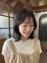 サロンエフ(salon f)&nbsp;olive brown × layer style