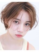 ミルクティーアッシュショート