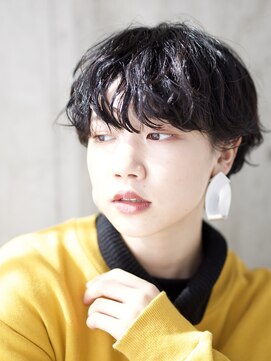 シスタ(SISTA) 【SiSTA】 黒髪×クセ毛風パーマ