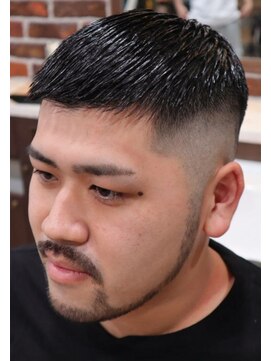 アクセプトザワールドバーバー(Accept the world barber) クロップ×スキンフェード