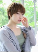 クセ毛風ショート 浅草