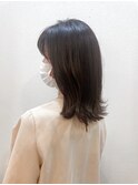 大人かわいい/美髪/こなれミディ/くびれヘア/レイヤーカット