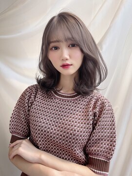 アフロートリノ(AFLOAT Leino) モテ髪ワンカールスタイル　王道流し前髪