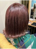 #ロングヘア #グレージュカラー #ボブウルフ#ココアベージュ
