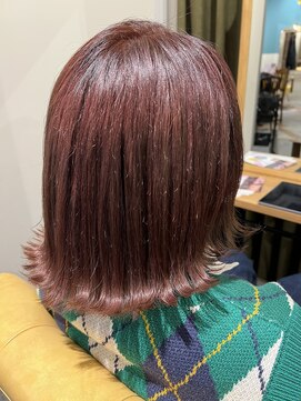 ムーン(moon) #ロングヘア #グレージュカラー #ボブウルフ#ココアベージュ