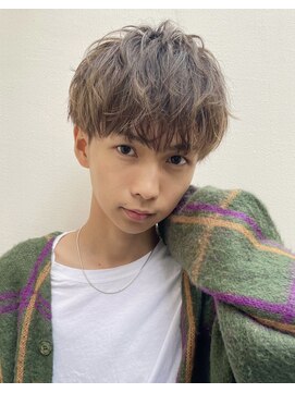 エイチ(H eitf) メンズ/束間マッシュ/無造作パーマ