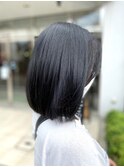 ／ヘルシースタイル／髪質改善／黒髪ボブ／