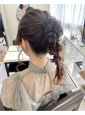 編み下ろしポニー