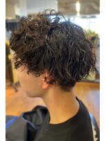 モダンクラフト 長町南店(modern craft)&nbsp;20代30代韓流☆ツイストパーマショートマッシュアッシュブラック