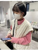 キートス(Kiitos)&nbsp;前髪インナーカラー/バングカラー/インナーカラー/ボブ
