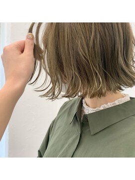 プライズ 表参道原宿店(prize) オリーブグレージュ×ボブ２０代３０代４０代原宿表参道原宿駅