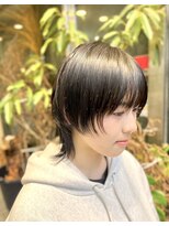カスミ 霞(KASUMI)&nbsp;フェイスレイヤーとウルフで可愛く。20代/大学生/ウルフ