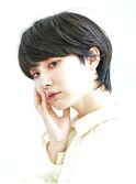 切りっぱなしボブ美髪ピンクブラウンエアリーロング[銀座]