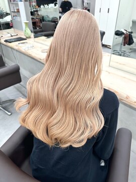 ベレーザ 渋谷(BELEZA) 7939ミルクティーアッシュベージュハイトーンカラーワンホンヘア