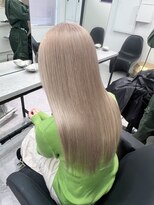 ペレ 栄店(PELE)&nbsp;前髪/アンブレラカラー/こなれミディ/イメチェン/ウェーブパーマ