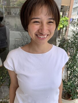 カーム(calm) くびレイヤーエモージュ愛されショートボブ艶髪