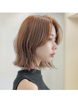 レリーアンテ 大阪梅田(Rely ante) ホワイトグレージュ/デジタルパーマ/チェリーブラウン/西梅田