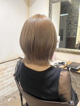 ネオリーブカップ 町田店(Neolive capu) ハイトーン☆小顔/ボブルフ/ケアブリーチダブルカラー【町田駅】