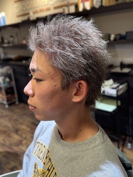 エクファフォーメン(EX-FA FOR MEN) ダークアッシュ/ニュアンスパーマ/韓国マッシュ/スペインカール