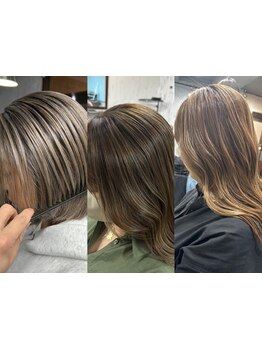 イルミナでグレイカラーでも艶感を再現!白髪ぼかしはハイライトがおすすめ♪【巣鴨】