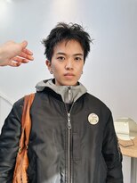 =メンズボブ/スパイキーショート/ニュアンスパーマ／MEN’S HAIR