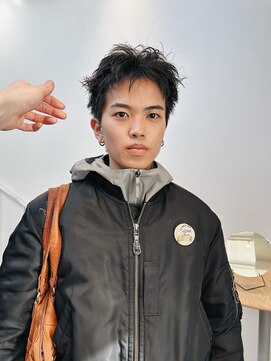 メゾンアクア 表参道(Maison ACQUA) =メンズボブ/スパイキーショート/ニュアンスパーマ／MEN’S HAIR