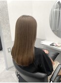 脱白髪染めカラー×ロンググラデーション