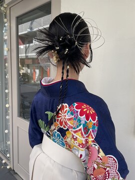 ウル(ulu) カチモリヘア#ヘアセット#卒業式#袴
