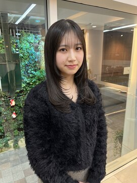 ヘアーアンドファッションシオミエイチ (hair＆fashion shiomi H) レイヤースタイル