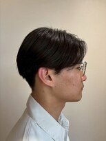 ヘアーワークス ボナ(HAIR WORKS bona.)&nbsp;好感度◎韓国風センターパートマッシュ/黒髪/メンズカット