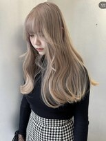 ペレ 梅田(PELE)&nbsp;くびれヘア/アプリコットオレンジ/夏のヘアアレンジ/梅田