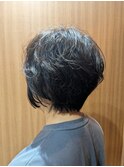 夏◎前下がりボブ×くせ毛風パーマで大人こなれ感　8/12
