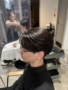 グラスバイネオリーブ 大倉山駅前店(grace by neolive) 韓国風センターパート×ナチュラル縮毛矯正